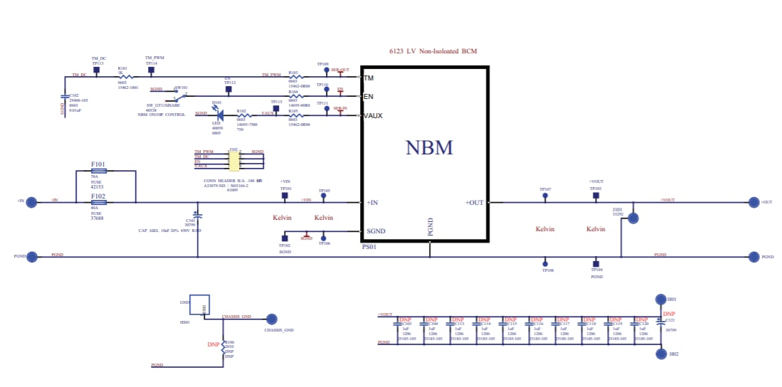 Schematic - Vicor NBM6123E Evaluation Boards